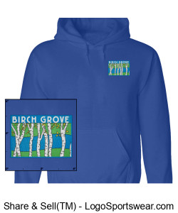 Gildan Adult DryBlend 50/50 Hooded Sweatshirt Design Zoom
